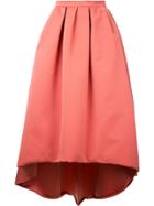 Paule Ka Asymmetric Full Skirt - Pink & Purple