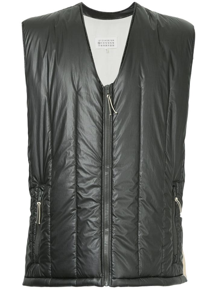 Maison Margiela Shell Padded Gilet - Black