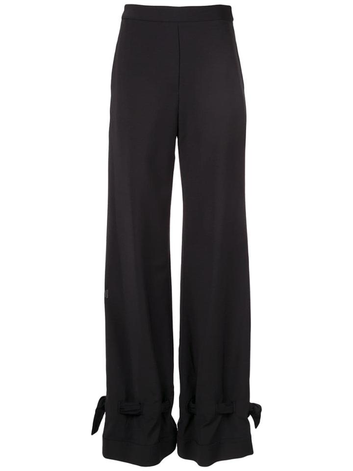 Ellery Wide Leg Trousers - Black