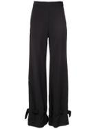 Ellery Wide Leg Trousers - Black