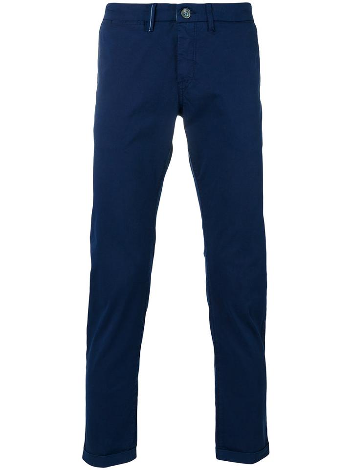 Re-hash - Straight-leg Chinos - Men - Cotton/spandex/elastane - 30, Blue, Cotton/spandex/elastane