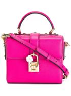 Dolce & Gabbana Dolce Soft Box Tote, Women's, Pink/purple, Leather