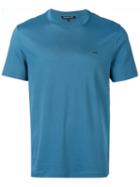 Michael Kors Embroidered Logo T-shirt, Men's, Size: Xl, Blue, Cotton