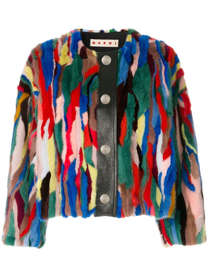 Marni Cropped Jacket - Multicolour