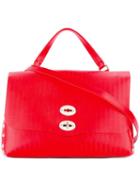 Zanellato Large 'postina' Tote, Women's, Red, Calf Leather