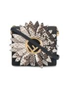 Fendi Micro Black Kan I F Snakeskin Bag