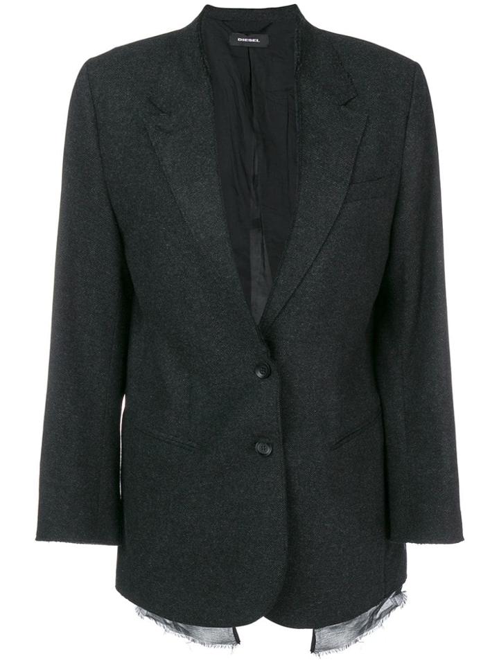 Diesel Layered Blazer - Grey