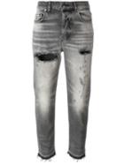 Golden Goose Deluxe Brand Distressed Jeans, Women's, Size: 26, Black, Cotton/polyurethane