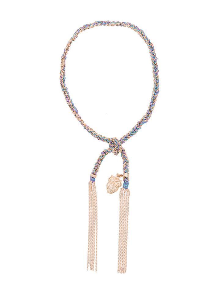 Carolina Bucci Intuition Owl Lucky Bracelet - Metallic
