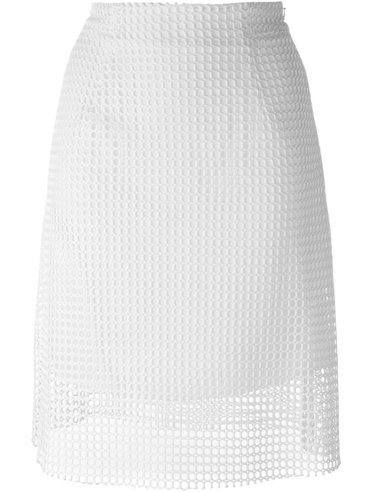Armani Jeans Mesh Layer Skirt