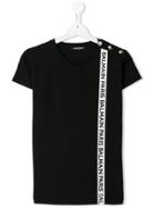 Balmain Kids Logo Tape T-shirt - Black