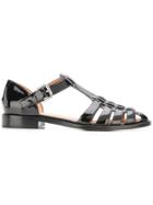 Church's Strappy Ballerina Shoes - Black