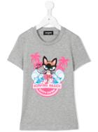 Dsquared2 Kids Surfing Beach T-shirt, Girl's, Size: 12 Yrs, Grey