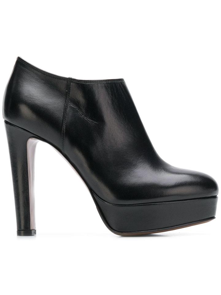 L'autre Chose Platform Ankle Boots - Black