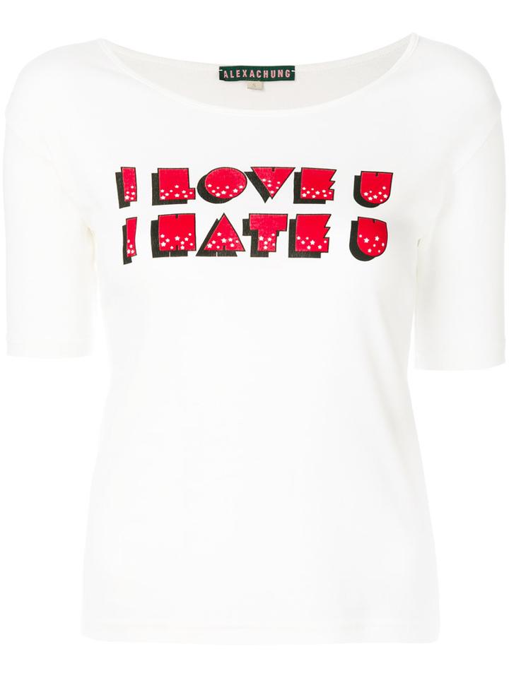Alexa Chung - Printed T-shirt - Women - Cotton - M, White, Cotton