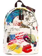 Marc Jacobs 'collage Print' Canvas Backpack