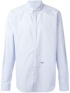 Dsquared2 Button Down Collar Shirt, Men's, Size: 50, Blue, Cotton
