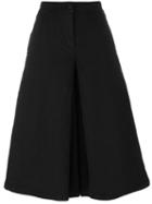 Andrea Ya'aqov Pleat Long Shorts, Women's, Size: Medium, Black, Cotton/polyamide/virgin Wool