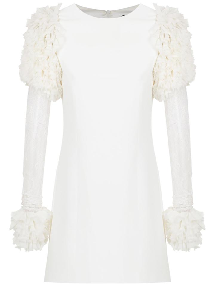Andrea Bogosian Lace Embellishment Blouse - White