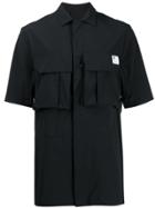 11 By Boris Bidjan Saberi Patch Pocket Shirt - Black