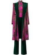 William Vintage 1978 Couture Three-piece Ensemble - Pink & Purple