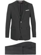 Paoloni Three-piece Formal Suit - Black