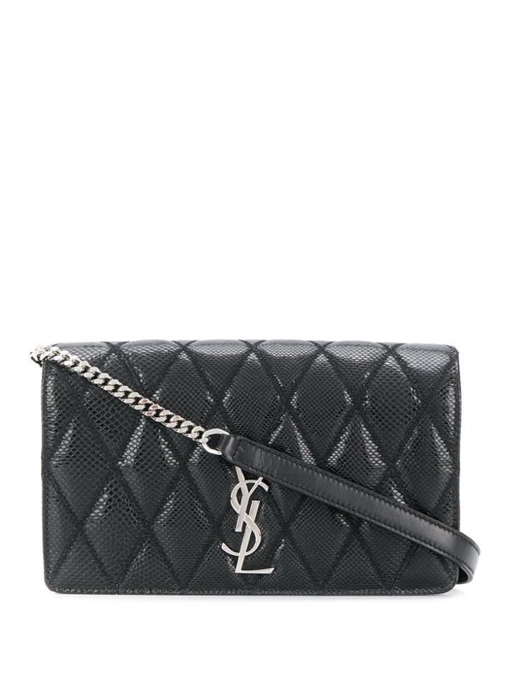 Saint Laurent Saint Laurent 568906l032n Black Calf Leather
