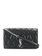Saint Laurent Saint Laurent 568906l032n Black Calf Leather