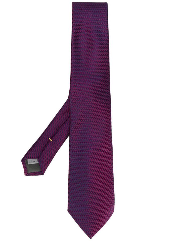 Canali Patterned Tie - Pink
