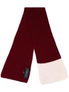 Rossignol Knit Scarf, Men's, Red, Virgin Wool