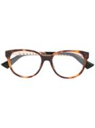 Dior Eyewear 'diorama 02' Glasses - Brown
