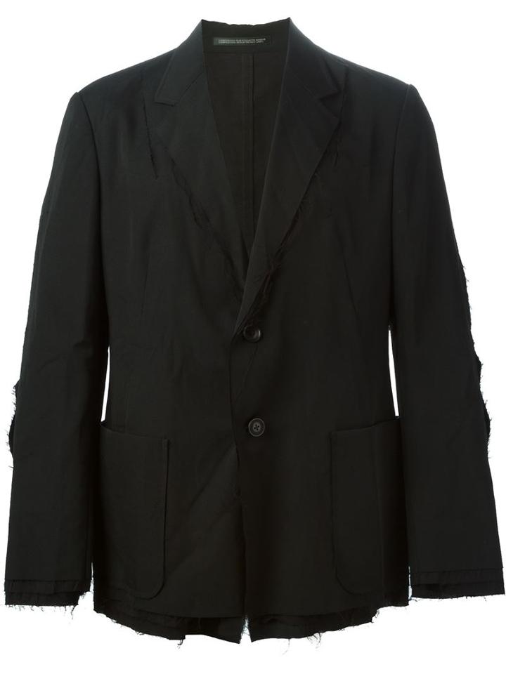 Yohji Yamamoto Layered Cut-out Jacket