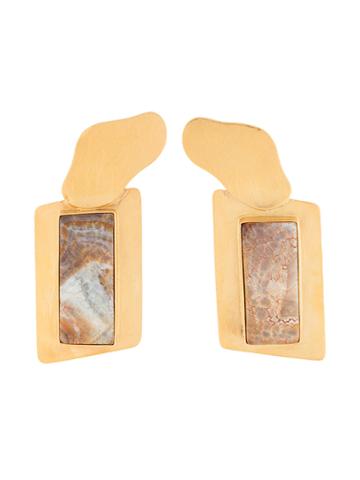 Liya Harmoney Earrings - Metallic