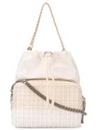 Maison Margiela Woven Shoulder Bag, Women's, White