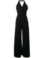 Stella Mccartney Wrap Halterneck Jumpsuit - Black