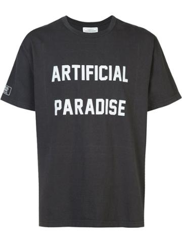 Fuct 'artificial Paradise' Print T-shirt, Men's, Size: Large, Black, Cotton