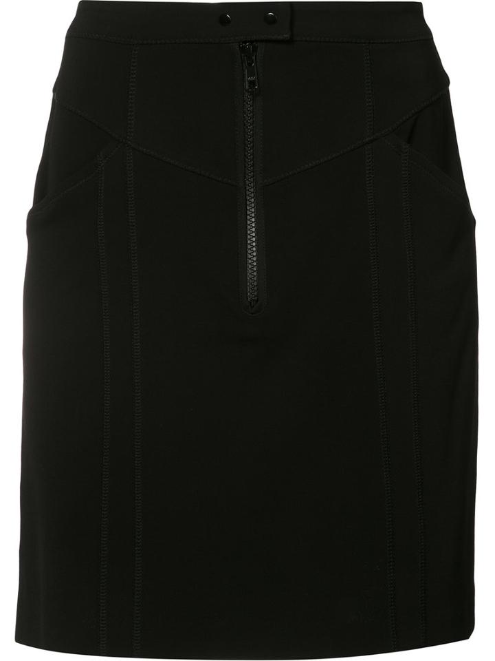 A.l.c. - Porter Skirt - Women - Silk/spandex/elastane/viscose - 2, Black, Silk/spandex/elastane/viscose