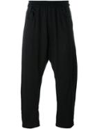 Haider Ackermann Cropped Track Pants, Men's, Size: Xl, Black, Cotton