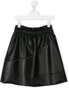 Andorine Teen Faux Leather Skirt - Black