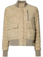 Moncler Quilted Puffer Jacket - Brown