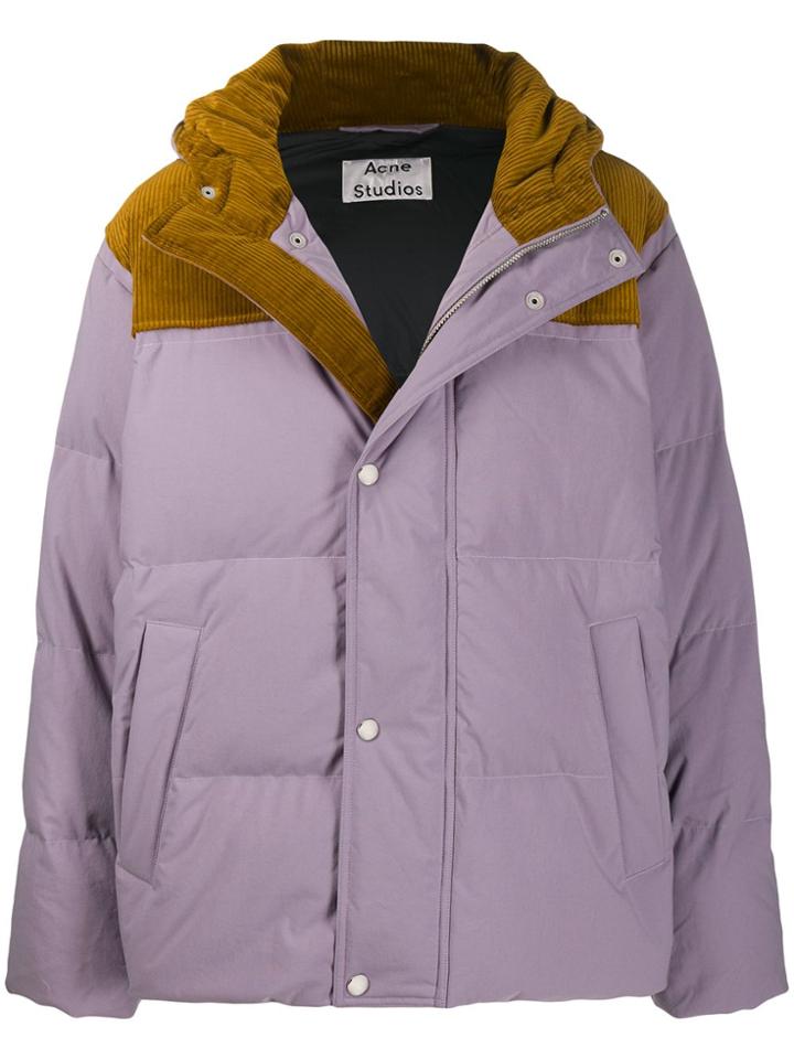 Acne Studios Hooded Blouson - Purple
