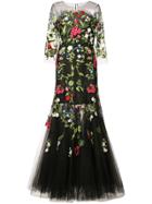 Oscar De La Renta Oscar De La Renta 19re065tulblm Black Multi