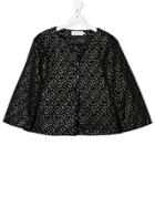 Señorita Lemoniez Teen Dot Print Jacket - Black
