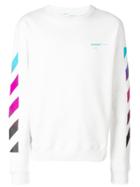 Off-white Contrast Logo Sweatshirt