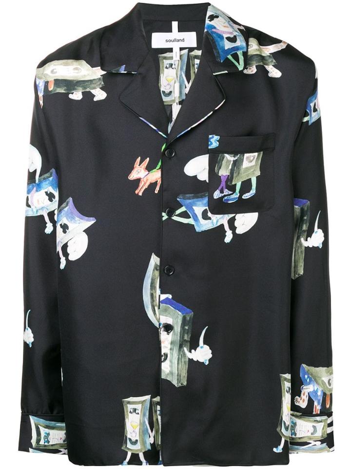 Soulland Rickman Shirt - Black
