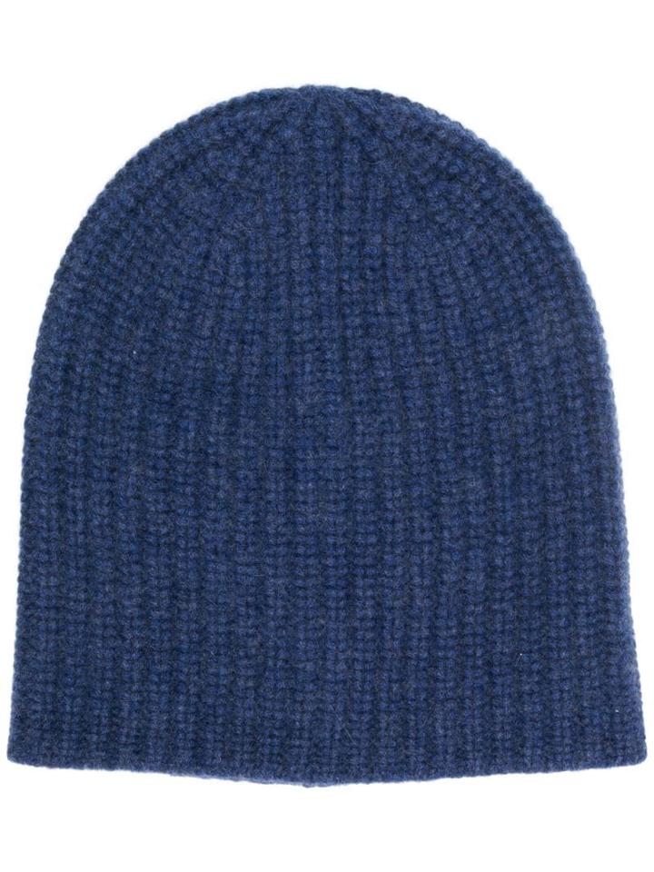 Alex Mill Ribbed Beanie Hat - Blue