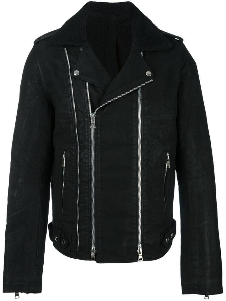 Balmain Blouson Biker Jacket - Black