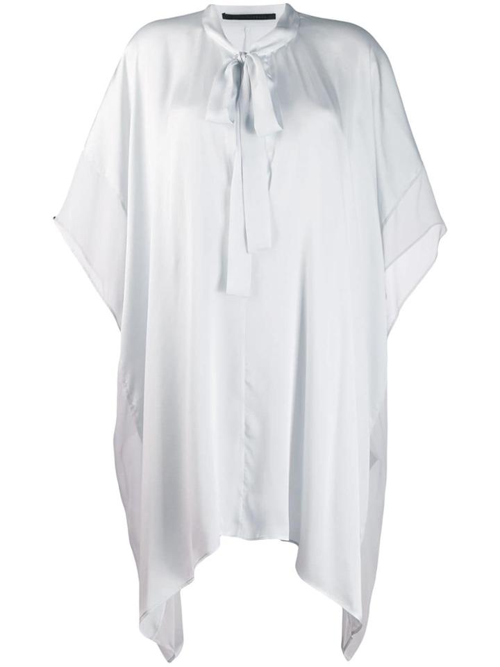 Haider Ackermann Draped Kaftan Dress - Blue