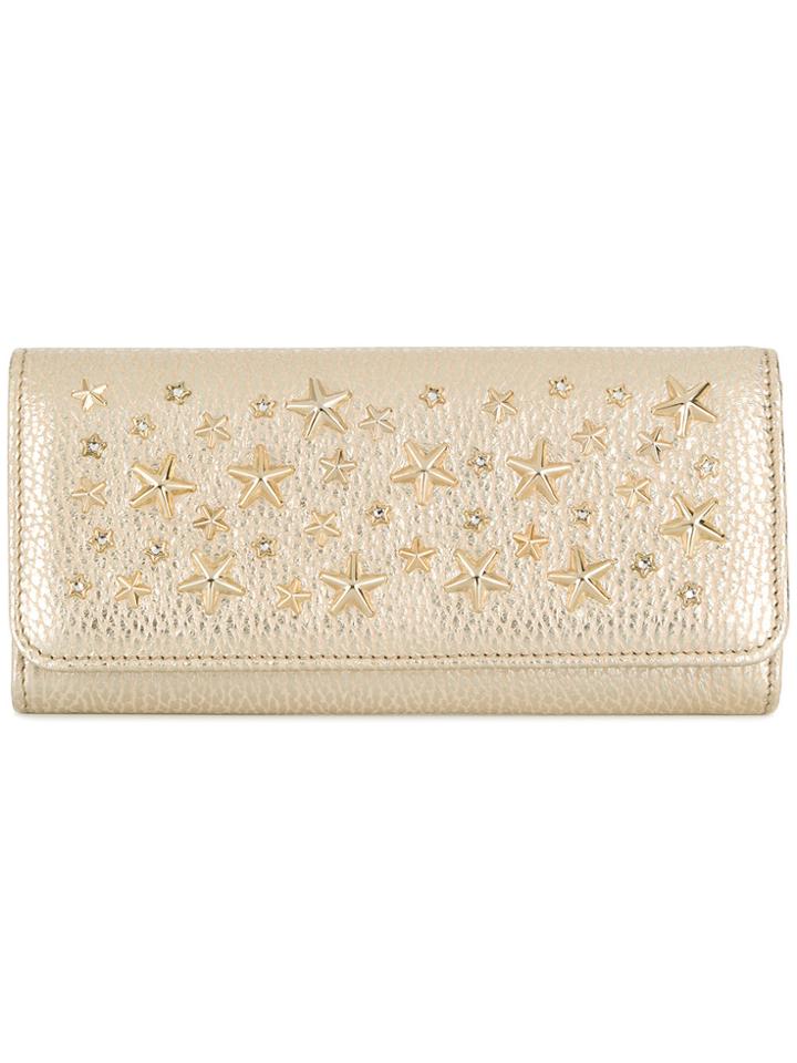 Jimmy Choo Nino Wallet - Metallic