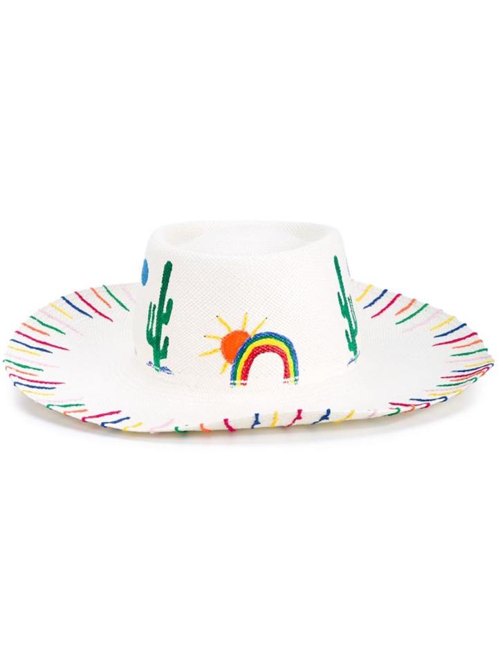 Mira Mikati Desert Print Woven Hat
